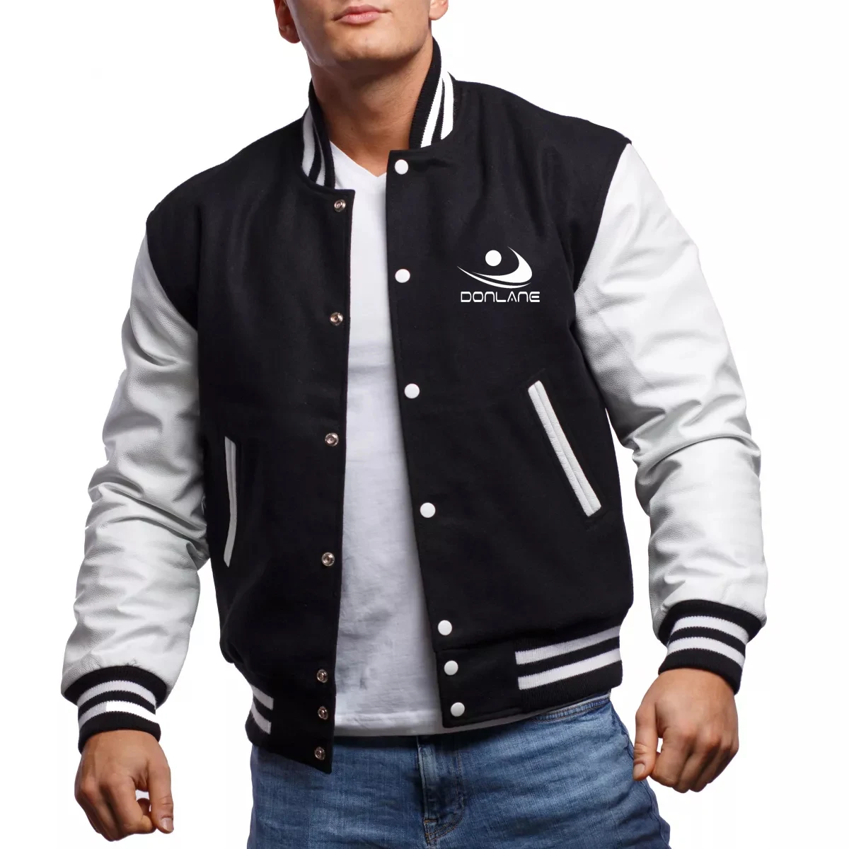 Оптовая продажа от производителя, Куртки Varsity, новый дизайн и стиль, коллажная куртка, высокое качество, шерсть, тело, кожаные рукава, Бомбер, letterman varsity