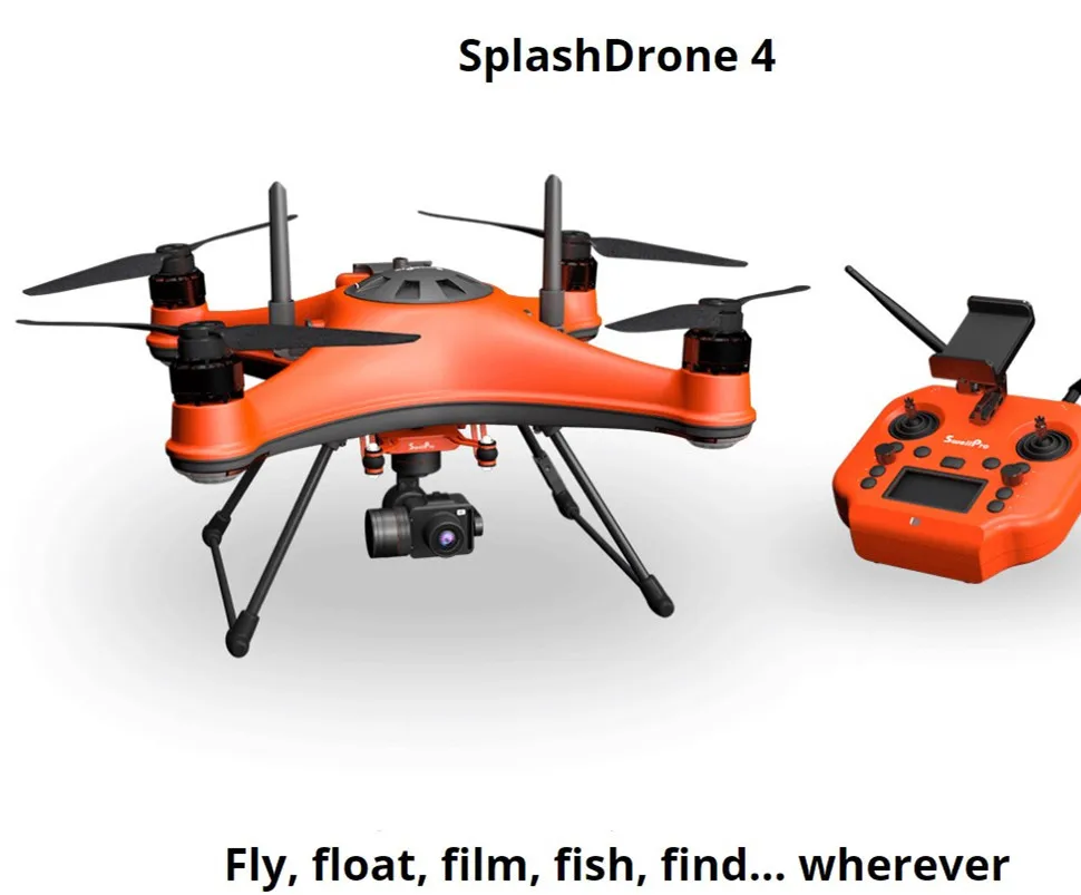 Flying Floating waterproof fishfinding drone Swellpro SplashDrone 4 Night vsion drone rescue drone