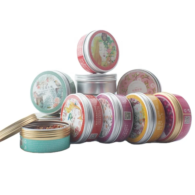 5g 10g 15g 20g 25g 30g 50g 60g 80g 100g 150g 200g 250g 300g 500g aluminium tin container Sealed Packaging for food cosmetic