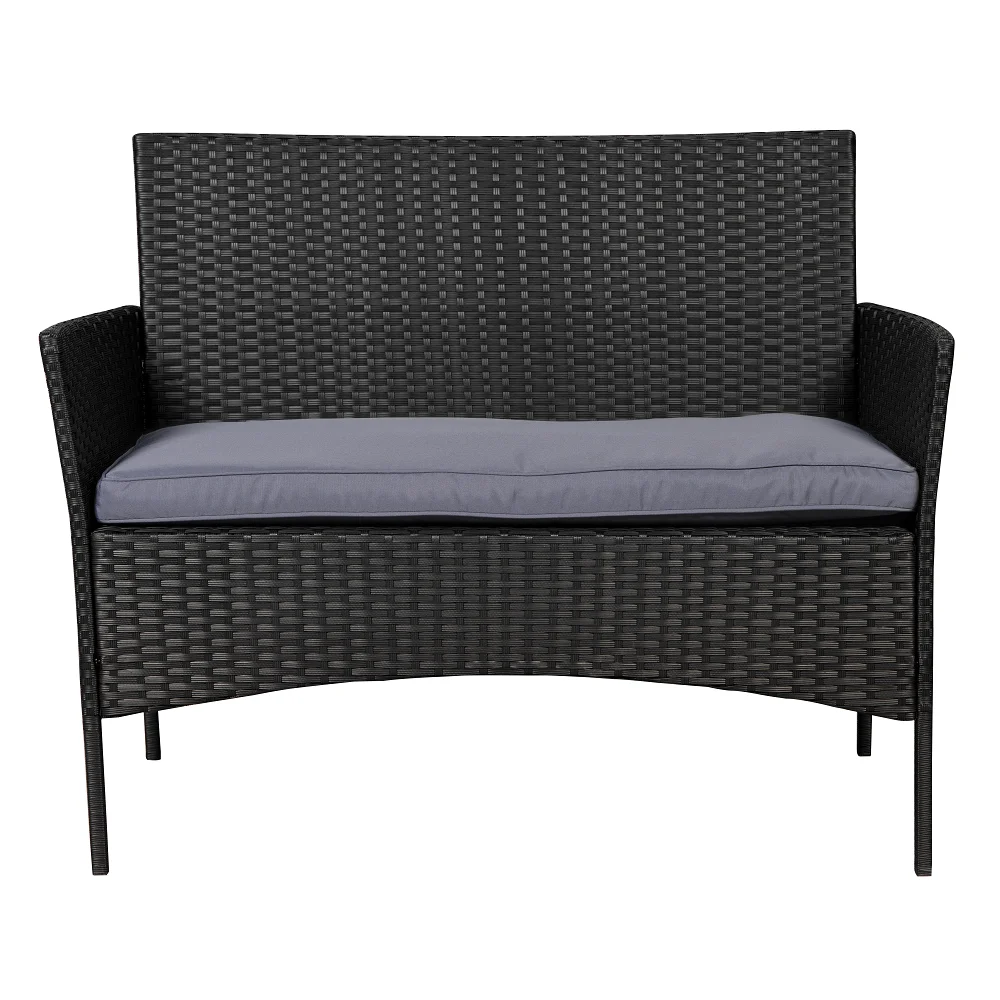 BeNK Hot Sale 4-piece Rattan Garden Set/ Wicker Lounge Sofa/ Beach Sofa set outdoor balcony patio space