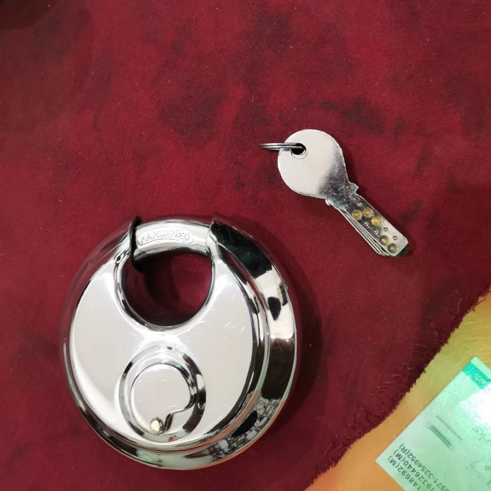 
 Навесной замок безопасности изготовителя закаленной стали ключ стальной замок  