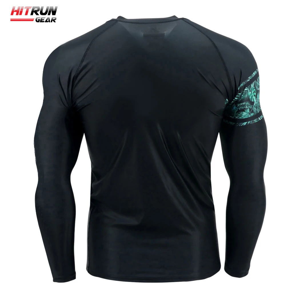 Мужская одежда для рыбалки плавательная рубашка топ жилет защиты от солнца Раш защита сыпи мужская с принтом