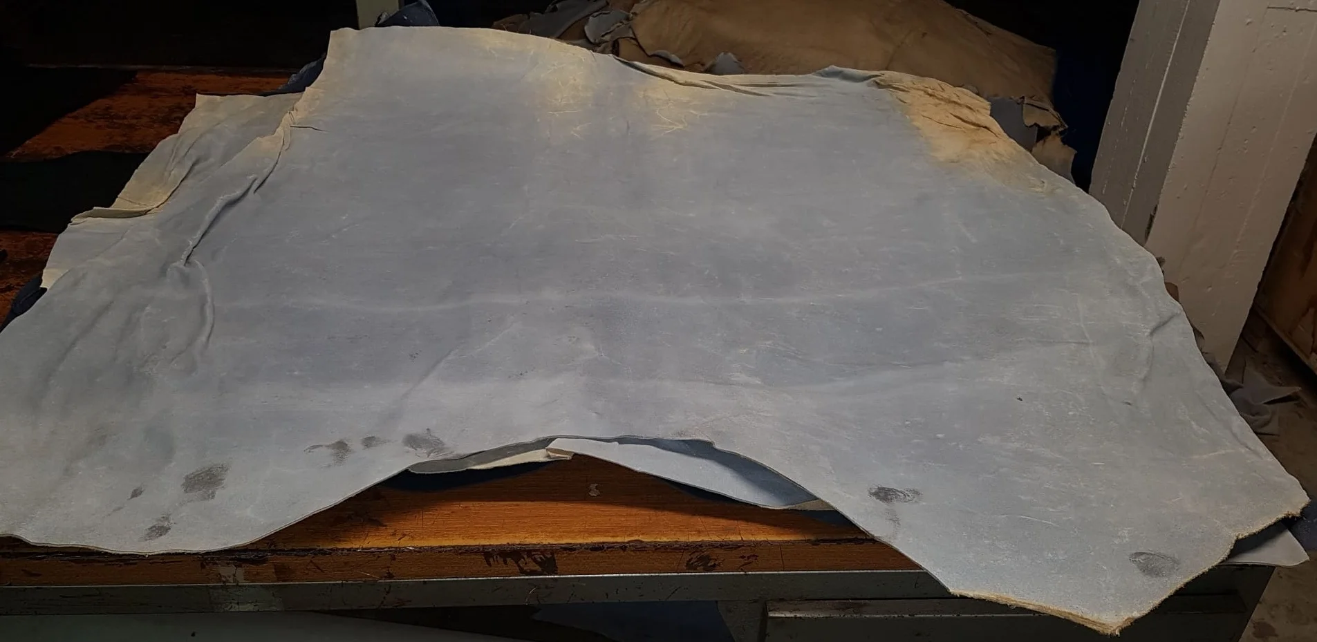 Wet Blue Leather Pieces