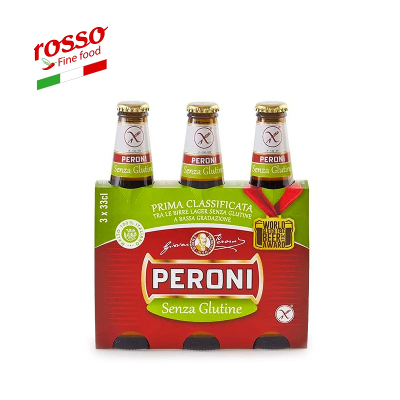 Lager Beer Gluten Free VAP in bottle 3 pcs x 33cl Peroni - Made in Italy