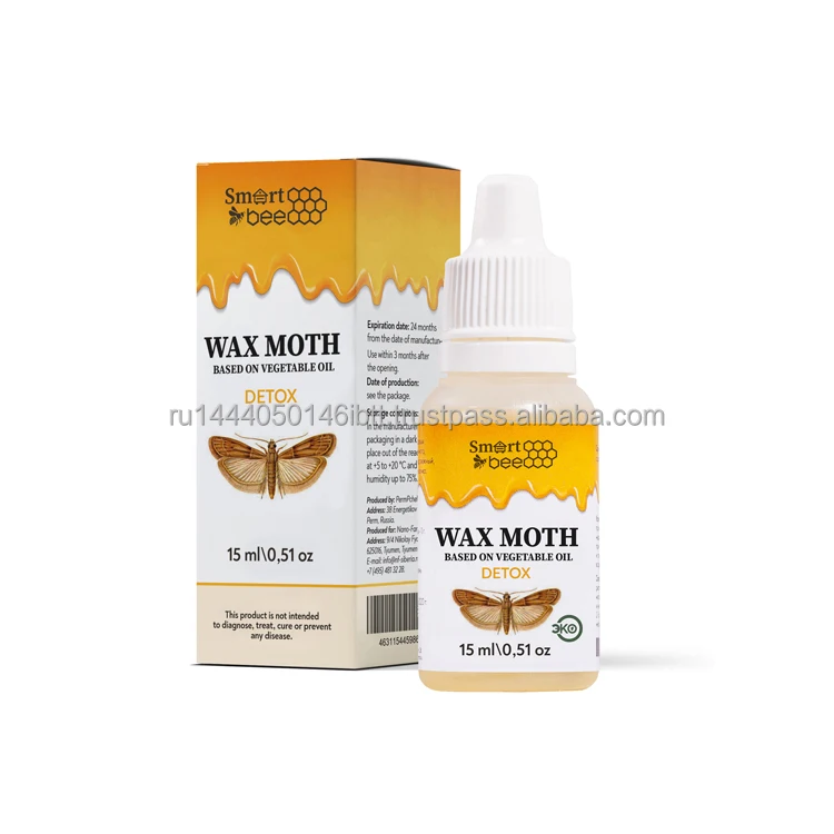 Unique remedy for health Wax Moth in Vegetable Oil DETOX cell regeneration metabolism, health supplement