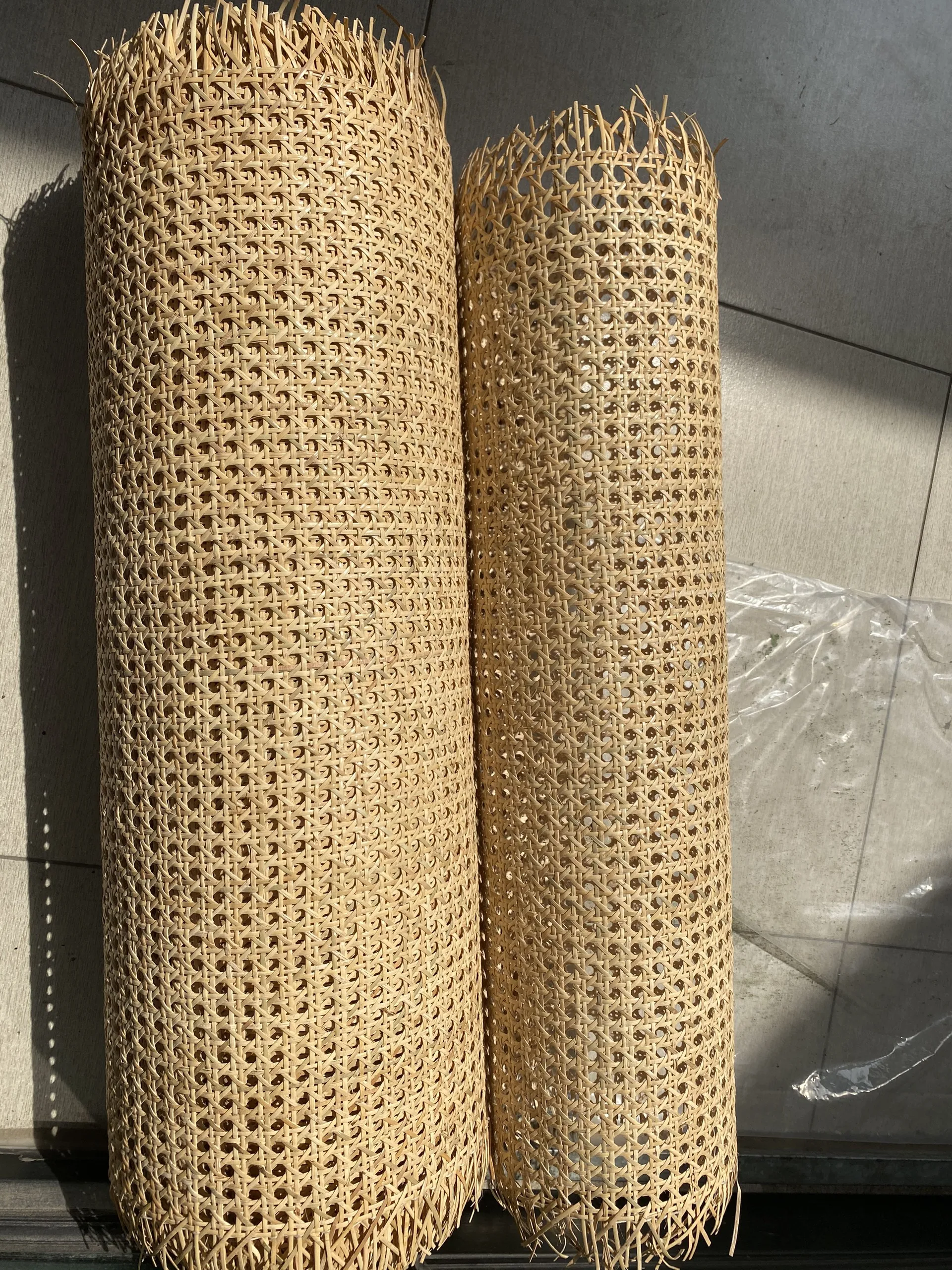 Wholesale Rattan Cane Webbing Material for Furniture and Handicrafts /Woven Ratan Roll to Making outdoor Products