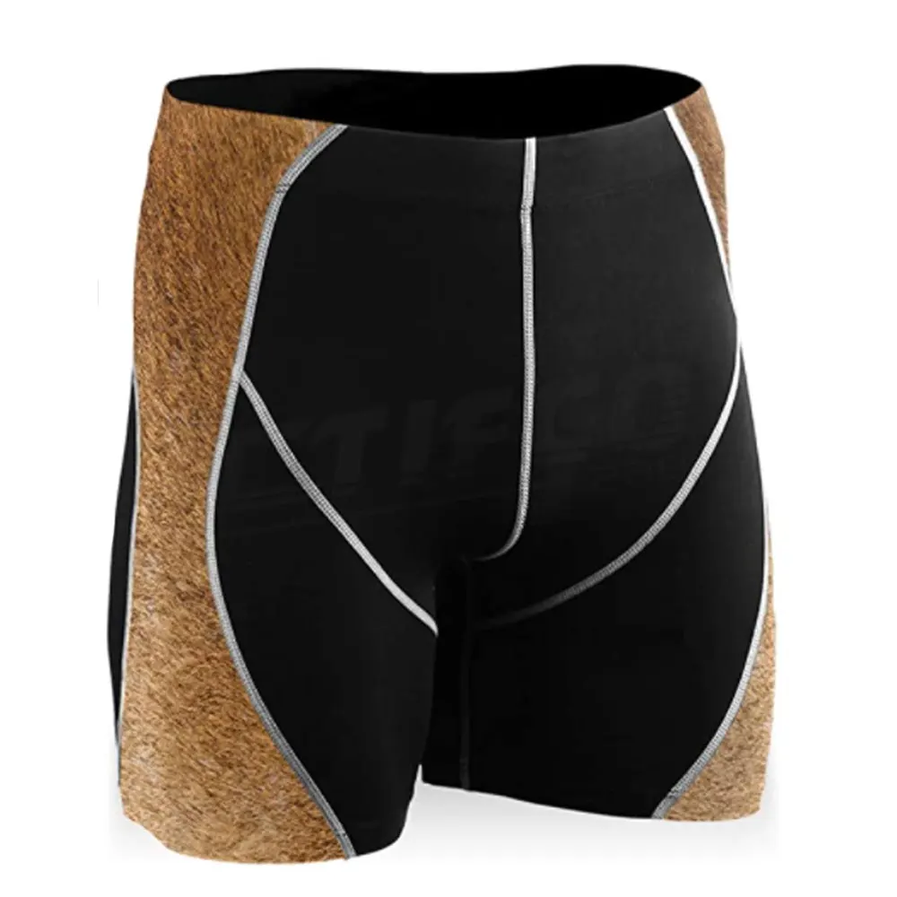 Gym Plus Size Men Shorts with Pocket Compression Shorts