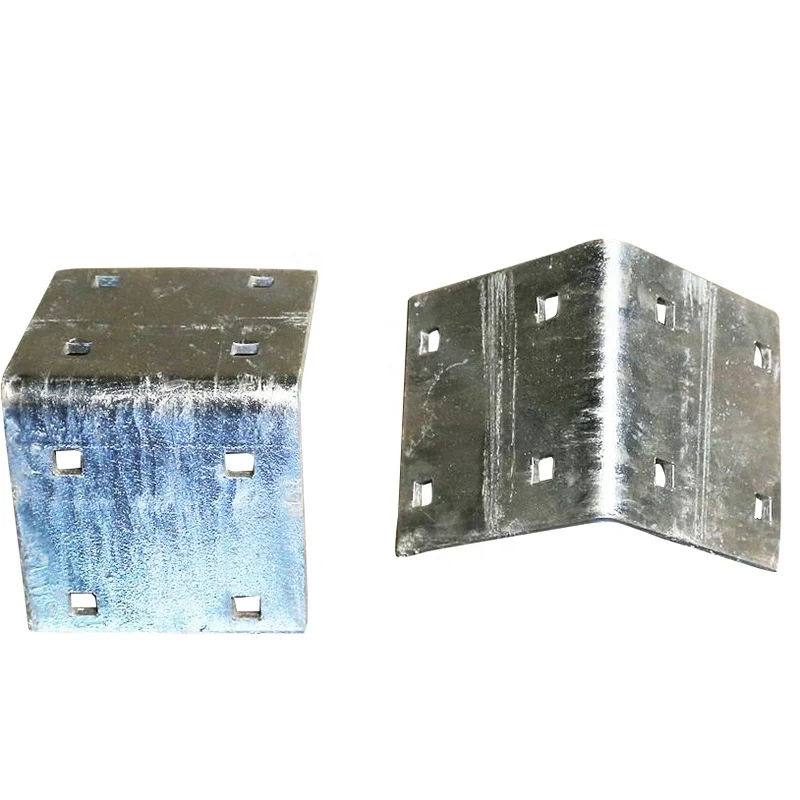 
hot dip galvanized wood dock hardware backup plate according to ASTM A153 