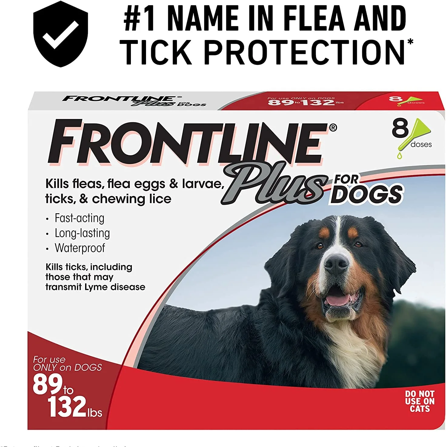 Frontline Plus for Dogs Extra Large Dog (89 to 132 pounds) Flea and Tick