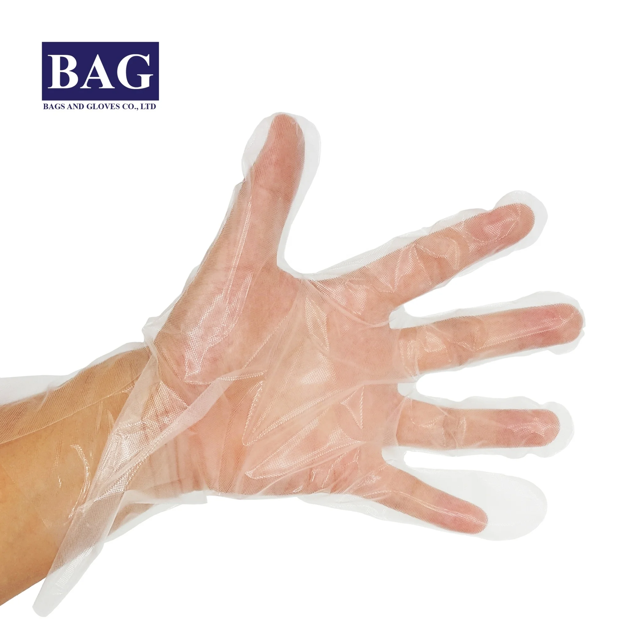
Transparent food disposable CPE gloves 