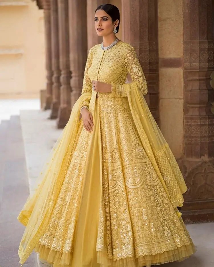 Designer Bollywood Bridal Gown Wedding Dresses India Anarkali Lacha Dress Pakistani Salwar Kameez Online Shopping India  2022