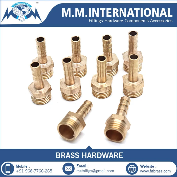 Brass Female Threaded Hose Nipple High Quality For Pipe And Gas Fittings