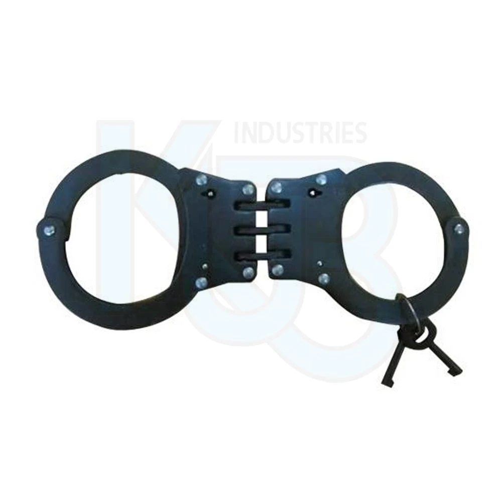 Custom Stainless metal Fetters Shackles hand cuffs police military handcuffs