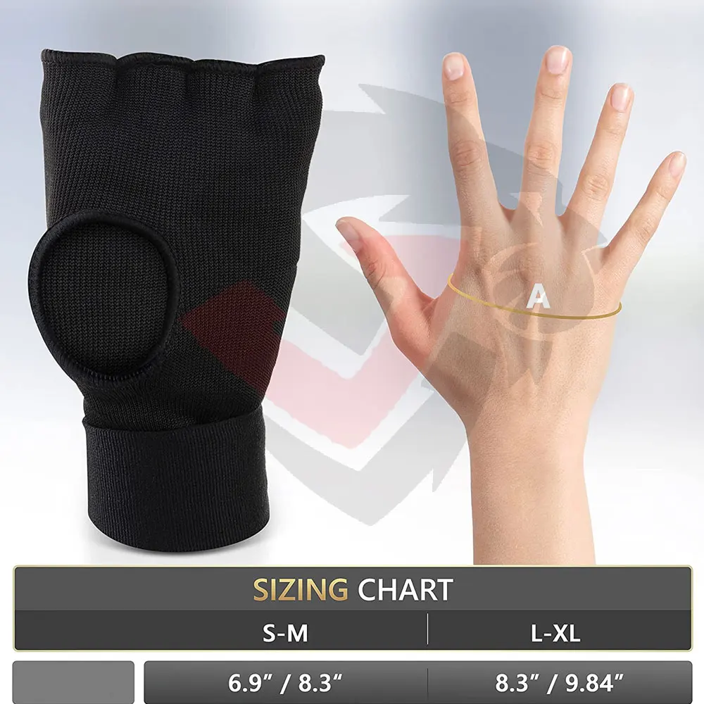 Boxing Gel Hand Wrap Gloves Knuckle Guards Shields Fist Wraps Inner Handwraps Custom Made Inner Gloves