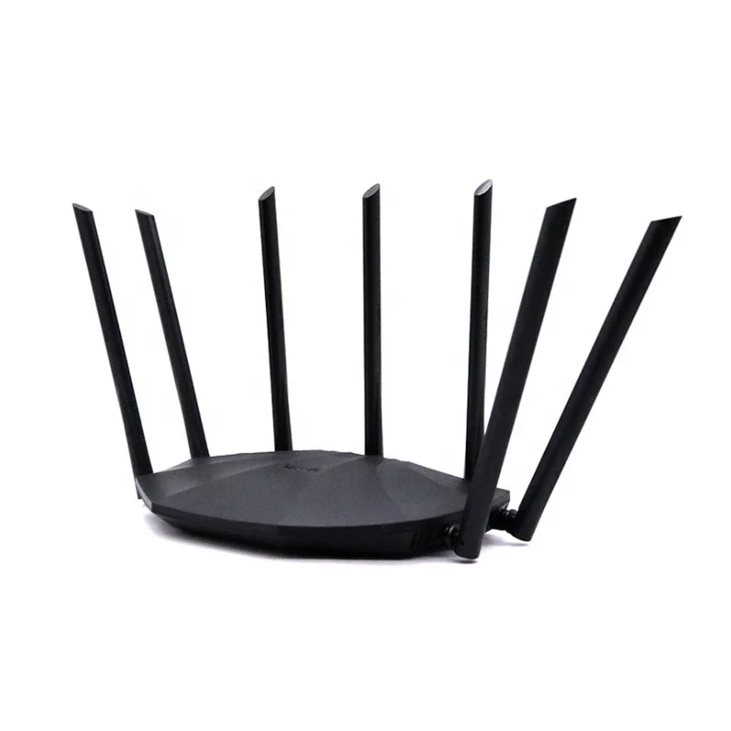  Tenda AC23 AC2100 маршрутизатор Gigabit 2 4G 5 0 ГГц двухдиапазонный 2033 Мбит/с беспроводной Wi-Fi ретранслятор с 7 высоким коэффициентом усиления антенны