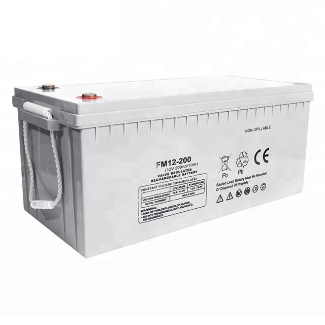 High Quality Gel Agm battery 12v 200Ah Solar Battery for home solar system