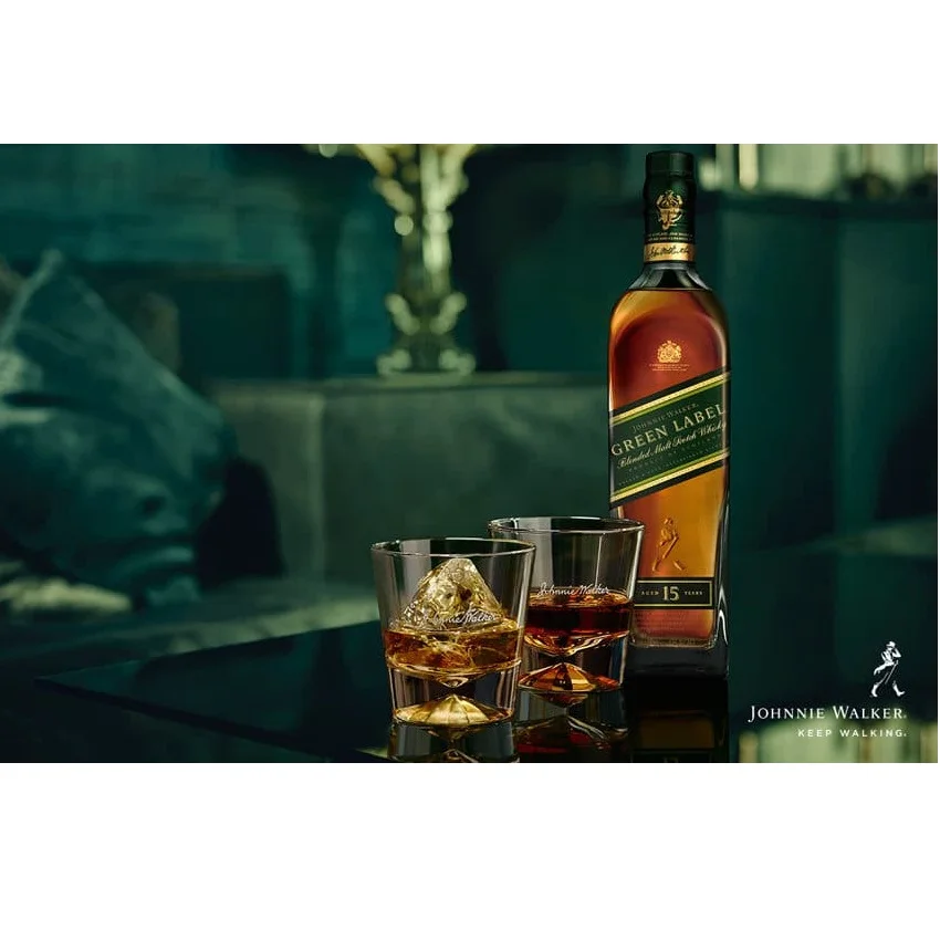 
Notes of Crisp Cereals Coffee Beans Chocolate JW 750ml 43% alc./vol Whisky Green Label Singapore Supplier 