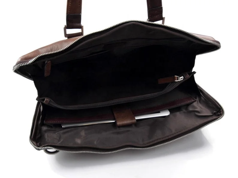 Leather Notebook Satchel Tablet Ladies Handbag Shoulder Messenger Cross body Business Executive Bag IHS-0428