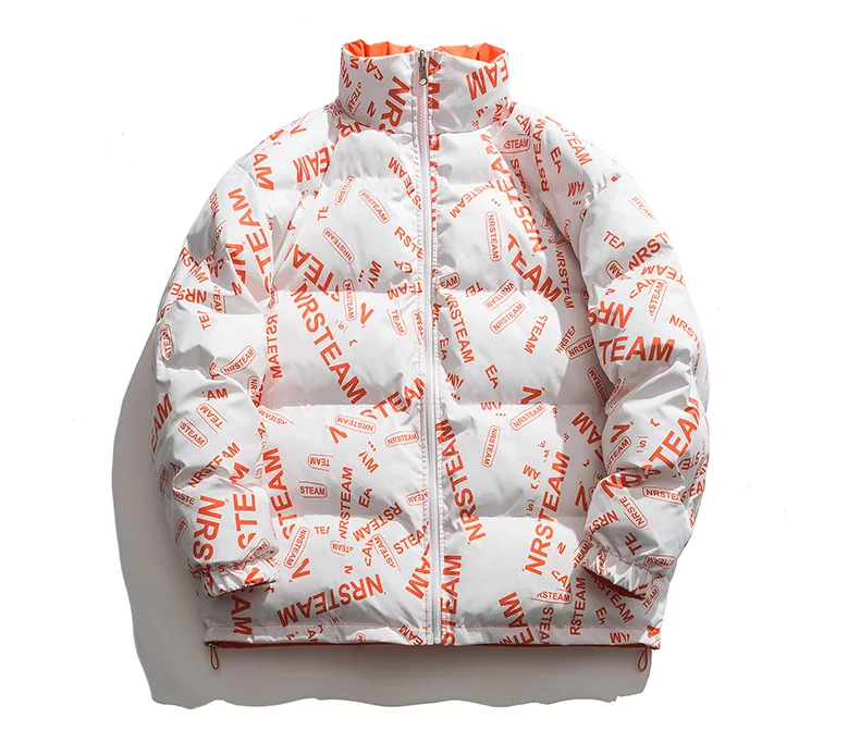 Low Price High Quality Sublimation Puffer Bomber Jacket Men/Women custom print shiny jacket