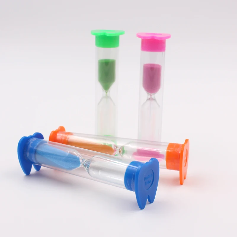 Manufacturer Wholesale 1 2 3 5 Mins Desktop Hourglass Custom Reverse Flowing Hourglass Sand Timer Tooth Brushing Sand Timers