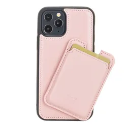 MAGGY Genuine Leather Handmade Magnetic Unisex Card Holder with RFID Protection and Color Optional