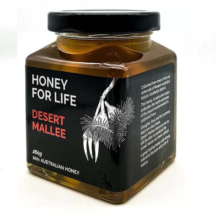 260 г натуральный мед премиум-класса TA20 + пустынный Малли с сроком годности 3 года в упаковке Мейсона из Австралии