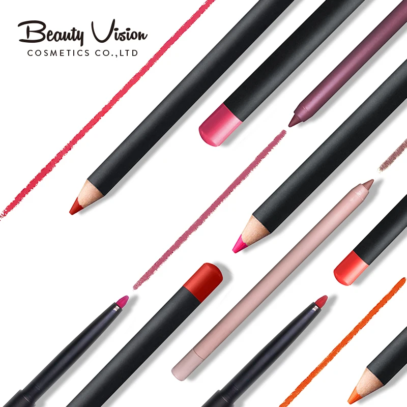 OEM Lip Makeup Products Natural water proof  Lip Pencil Long Lasting Lip Pencil