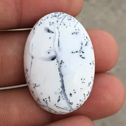 White Dendrite Opal Loose Gemstone Cabochon Crystal Healing Wire Wrapping Wholesale Price Stone
