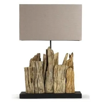 Driftwood floor lamp
