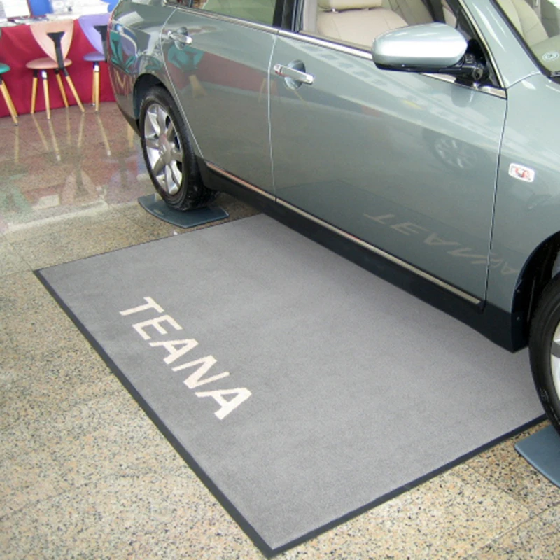 
(Fully customized)Home Water Absorbent Custom Printed Blank Sublimation Plastic rubber Nylon door Logo Floor Mats TAIWAN 