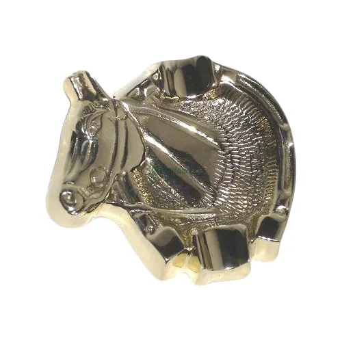 Antique Brass Ashtrays - Designer Metal Ashtrays - Portable Handmade Gold Ashtray - Wholesale India Bulk Manufacturers
