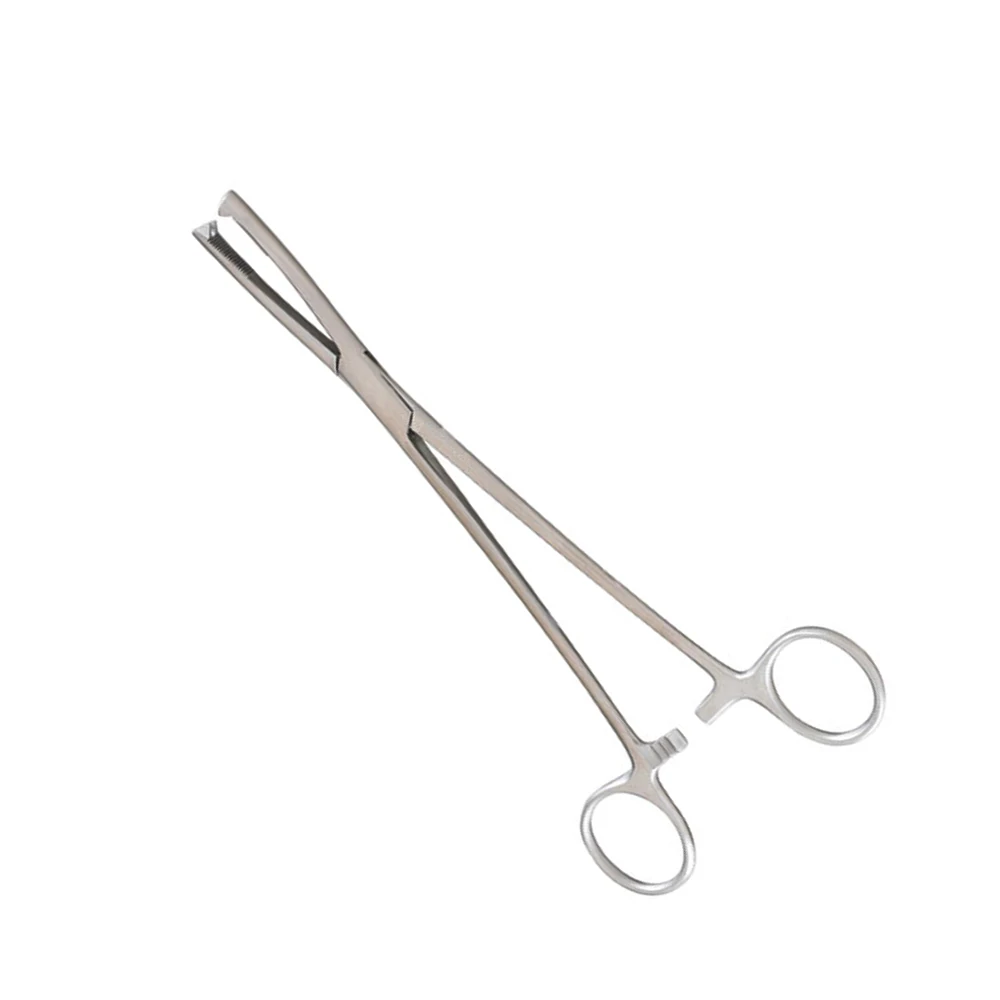 HIGH QUALITY STAINLESS STEEL JACOBS UTERINE VULSELLUM FORCEPS 21.6CM STRAIGHT SERRATED JAWS 2 X 2 TEETH GYNECOLOGY INSTRUMENTS
