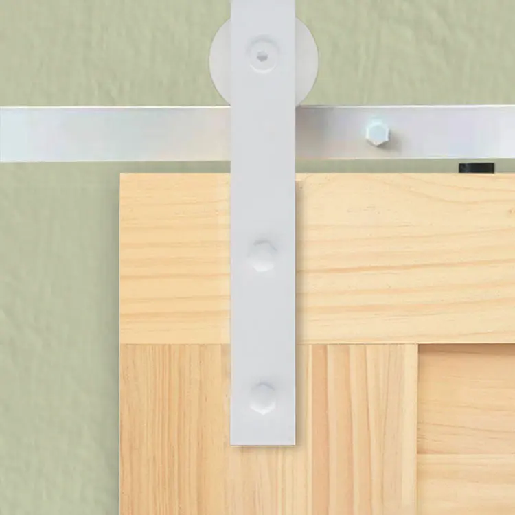 Heavy Duty Double Soft Close Ceiling Mount Bypass Sliding Barn Door Track Hardware