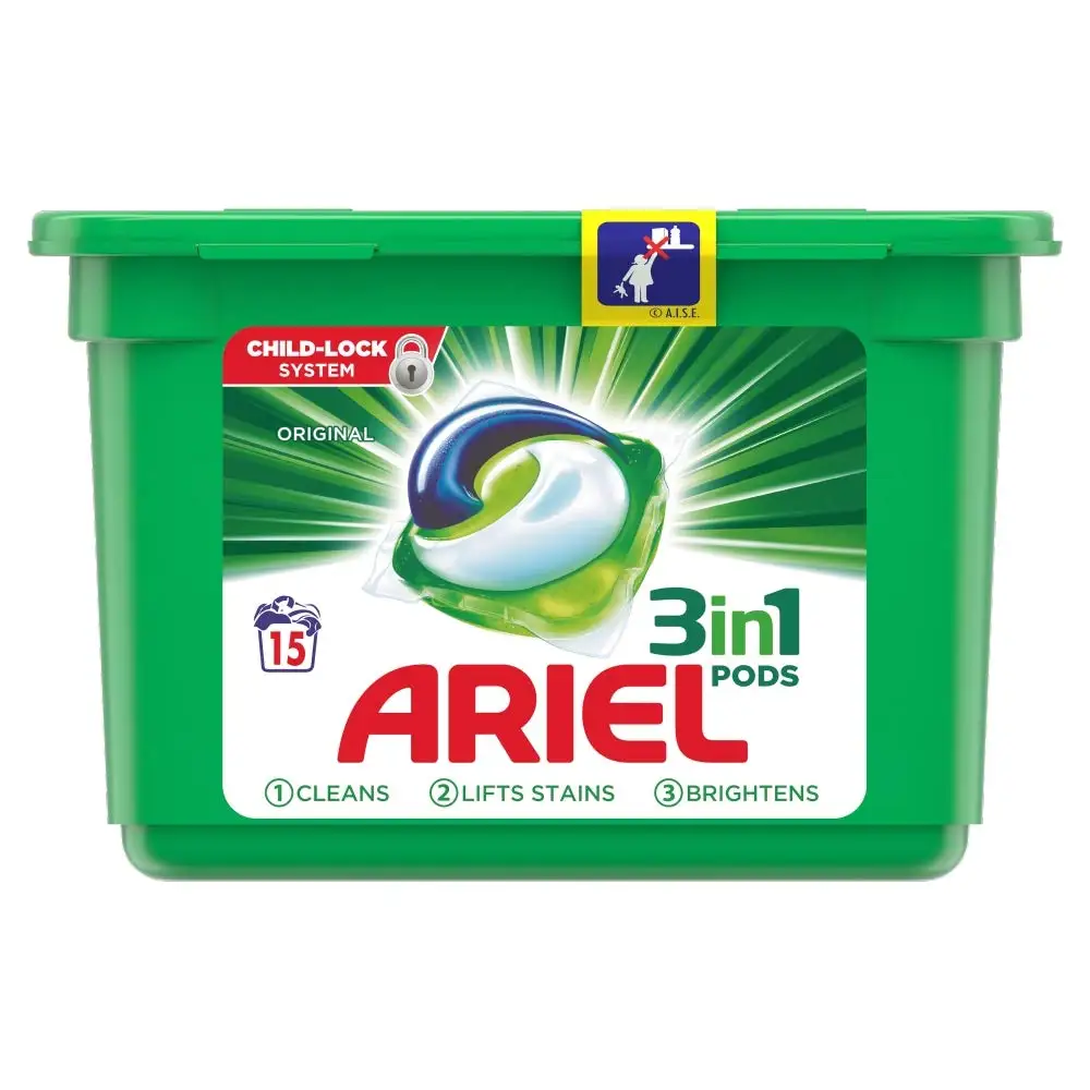 Ariel pods 3 in  Caps, Ariel Lavender washing powder detergent supplier