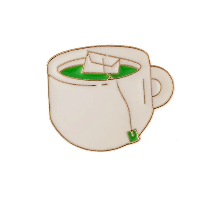 In Sock Flag Fish Brooches Pin Black Enamel Broche Badge Safe