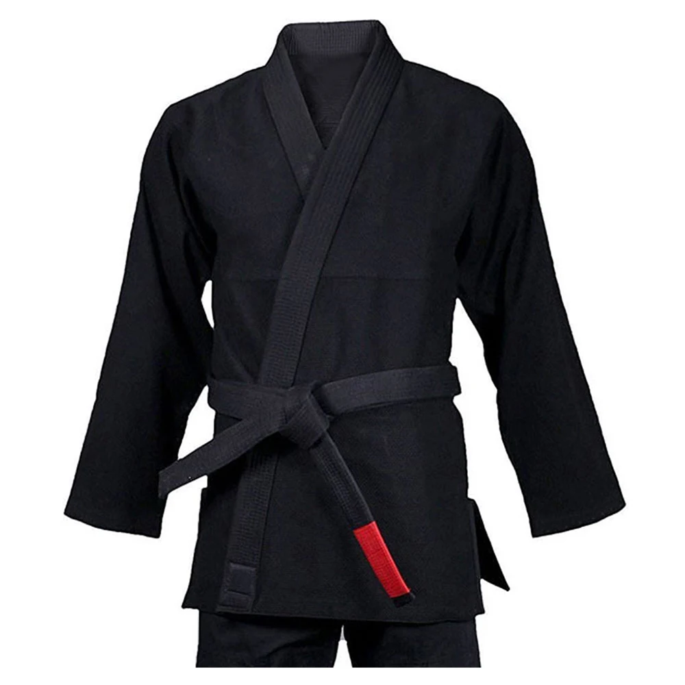 WKF approved high quality black karate gi for training comfortable karate uniform