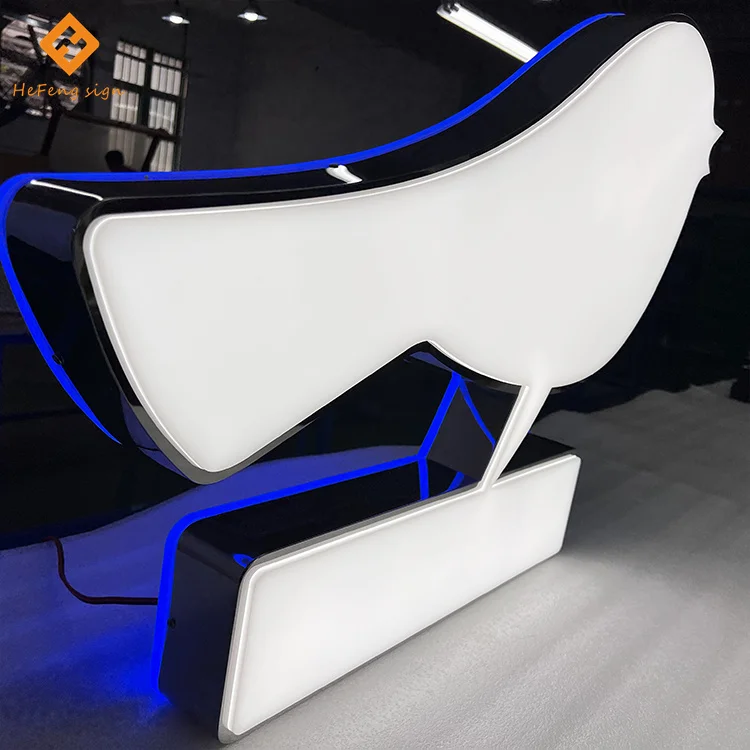 Сделанный на заказ 3D светодиодный акриловый знак из