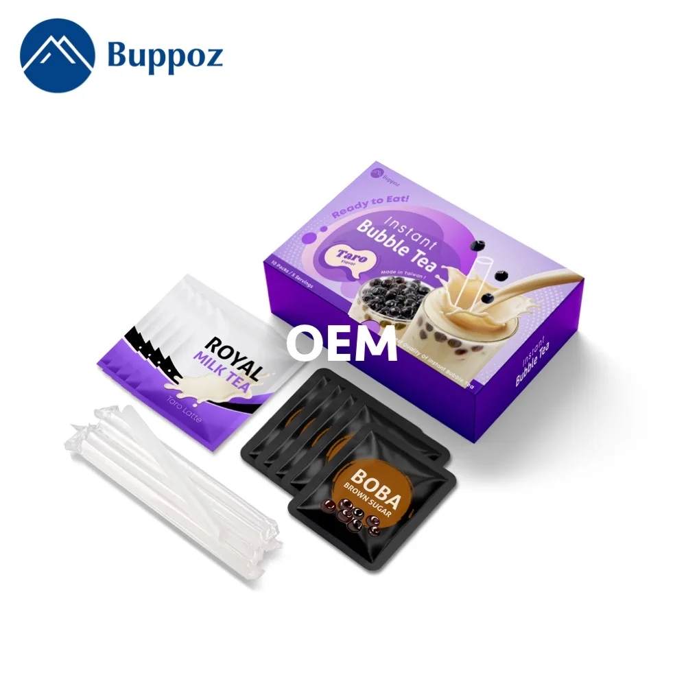 Tapioca Pearl Taro Bubble Tea