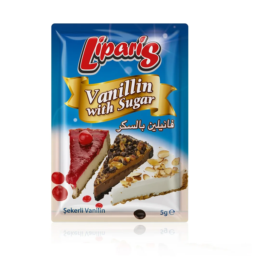 Vanillin powder with Sugar for Pastry Aplications flavored sweetener in the baked good