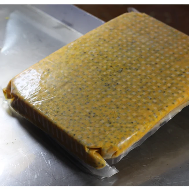 Whole Shape Sweet Taste Natural Color Frozen Fruit 12 Months Shelf Life IQF Freezing Passion Fruit Pulp From Vietnam