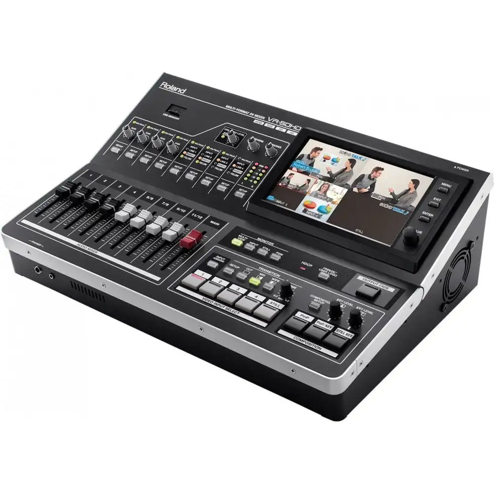 Discount Sales ROLAND VR-50HD MK2 - 4-Channel HD Multi-Format AV Mixer w/ USB3.0-Streaming