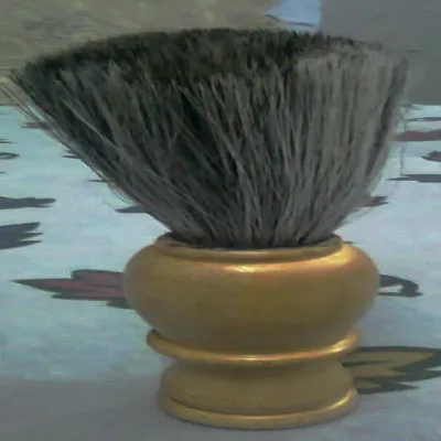 Pocket Size Sandal Brush Beard Grooming Kit Wood Comb Boar Bristle Bag Green Customized Logo Time Sets Lead Pear Packaging Color