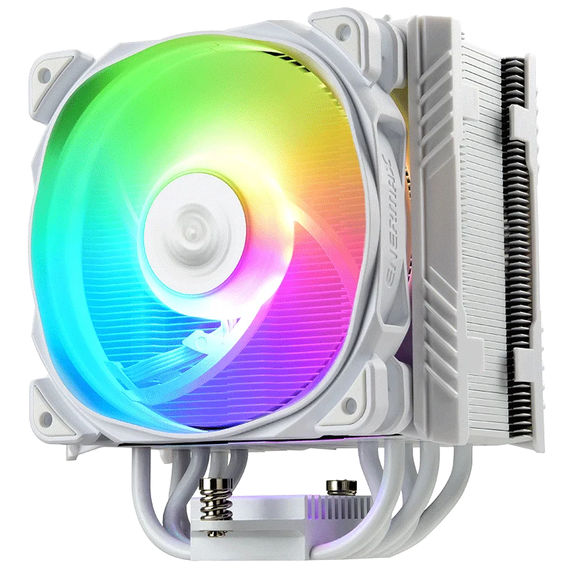 
[ENERMAX] T50 Axe Addressable RGB CPU Air Cooler 230W 120mm PWM Fan White ARGB T50 RTS 