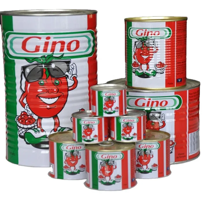best price canned tomato paste tomato 28-30% brix in different sizes with OEM brand export