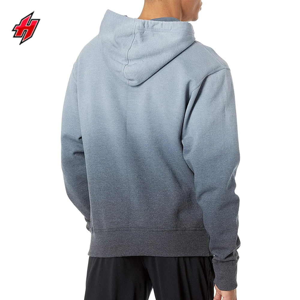 Мужская толстовка с капюшоном эффектом омбре оптовая продажа фабрики сублимационная унисекс