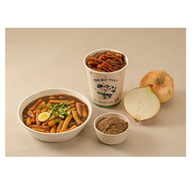 Easy to make with microwave Mimi Jjajang Topokki not spicy tteokbokki for everyone Korean made high quality food