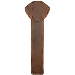 Кожаная Закладка для книг с логотипом на заказ в виде собаки