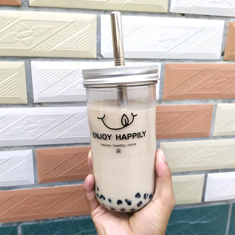  Многоразовая чайная чашка boba 24 унции с 12 мм