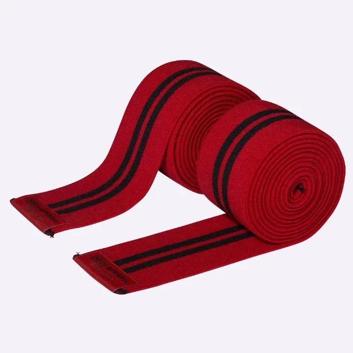 Супер тяжелая коленная повязка для профессионального использования для фитнеса и тяжелой атлетики колена