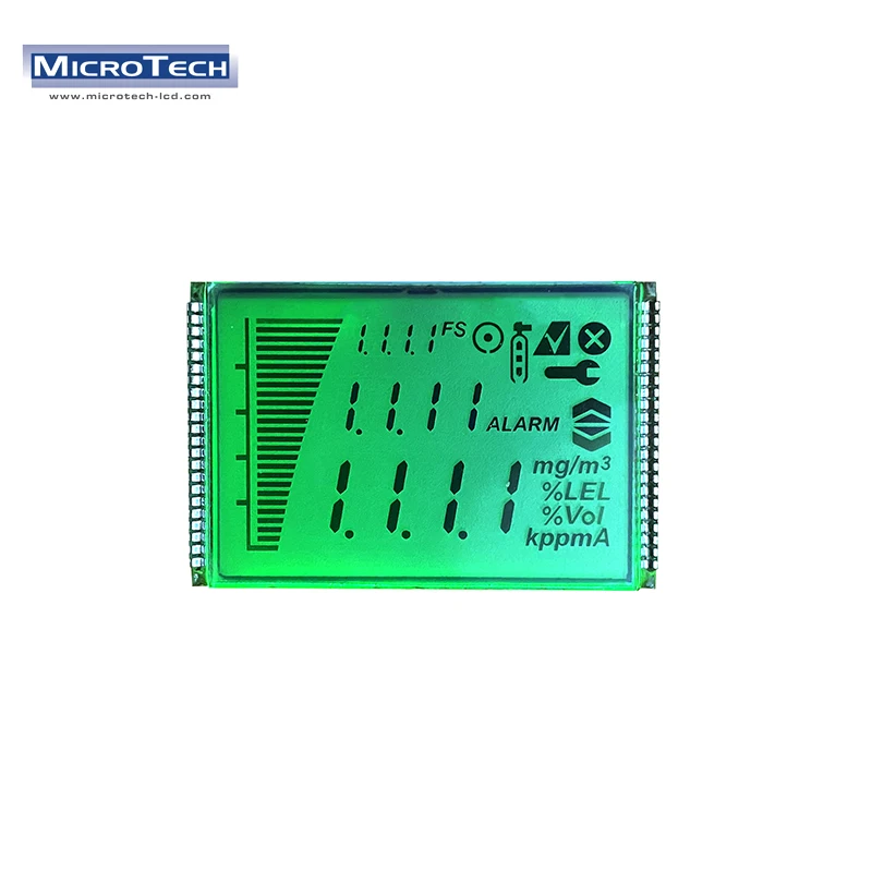 FSTN Blue/Green/Red Backlight Low temperature gas measurement industry display for Honeywell Analytics Sensepoint XCD instrument